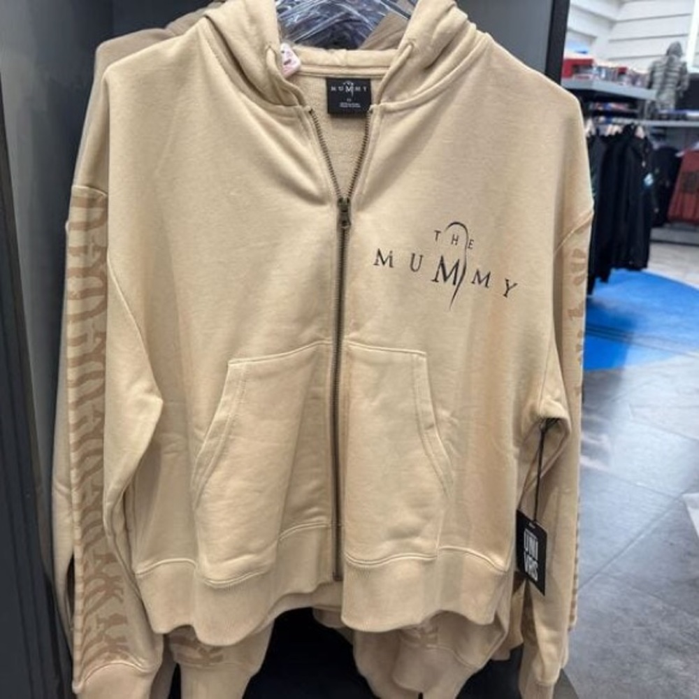 Universal Cream Zip-Up Hoodie